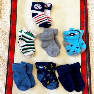 Baby socks , 3-6M baby socks, 7sets of socks